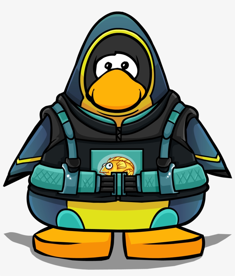 Deep Sea Diving Suit From A Player Card - Club Penguin Beta Sweater, transparent png download