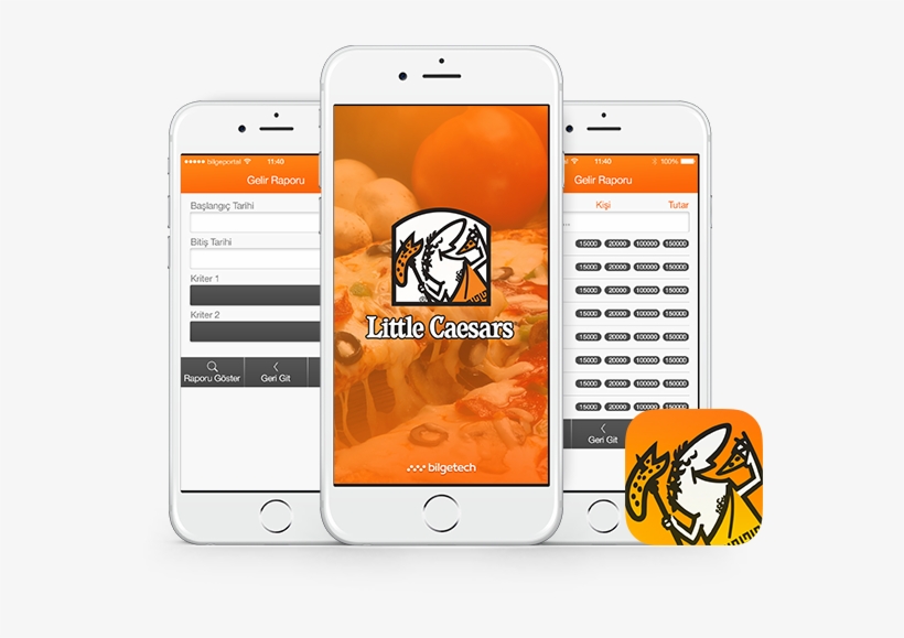 Technology With Human Touch Little Caesar's Mobile - Little Caesars Pizza, transparent png download