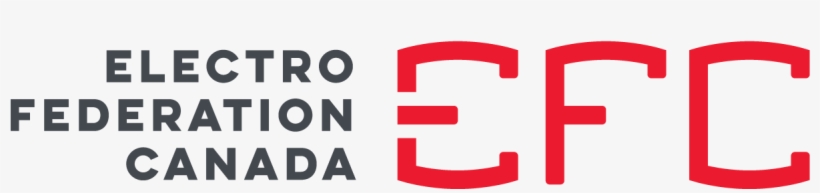 Logo English Colour - Electro Federation Canada, transparent png download