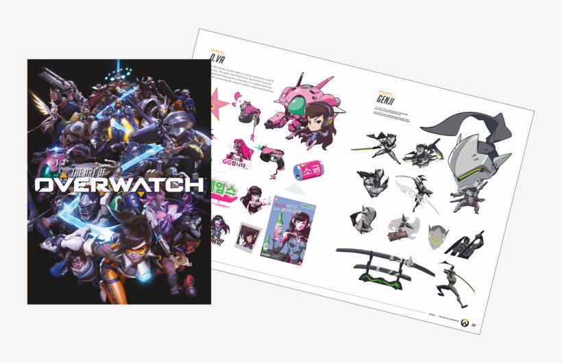 Coming This Fall From Dark Horse, The Art Of Overwatch - Art Of Overwatch Pages, transparent png download