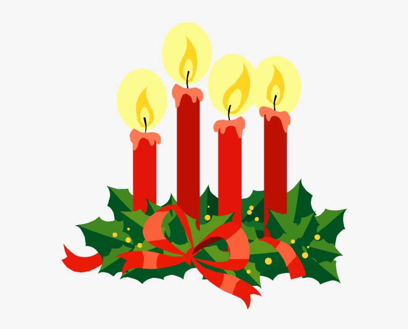 Religious Advent Clipart - Advent Candles Clipart Transparent PNG