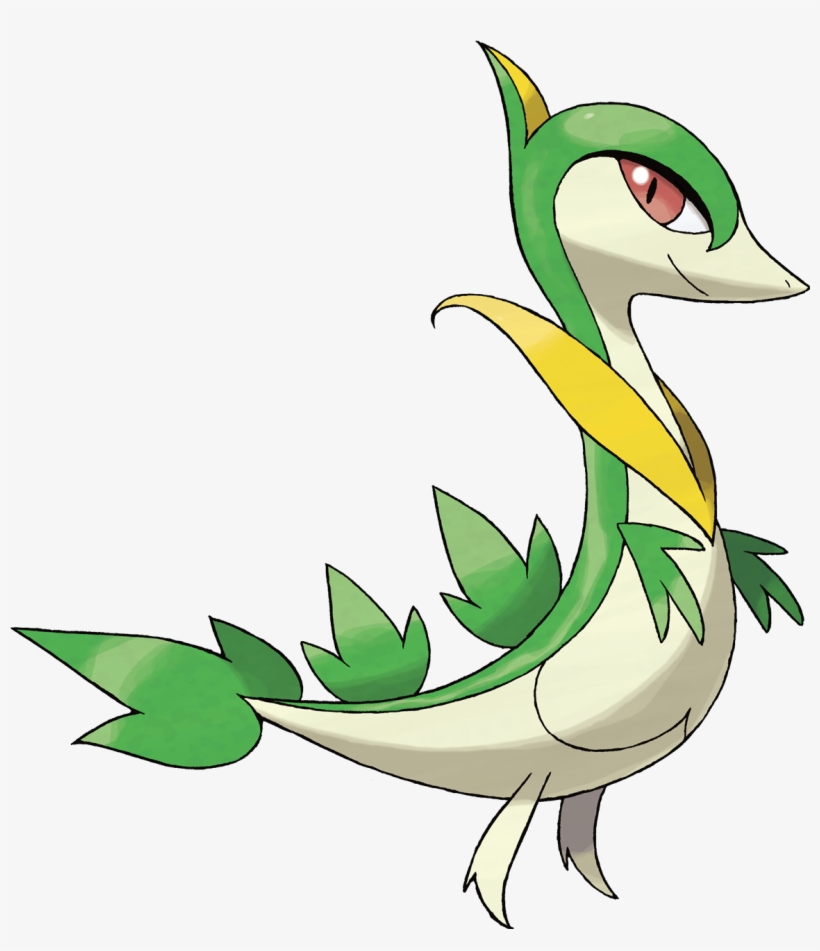 Servine 800×800mm Primarina 1800×1800mm - Pokemon Black And White Servine, transparent png download
