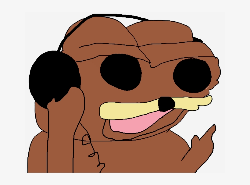 View Apu Spurdo Headphones , - Cartoon, transparent png download