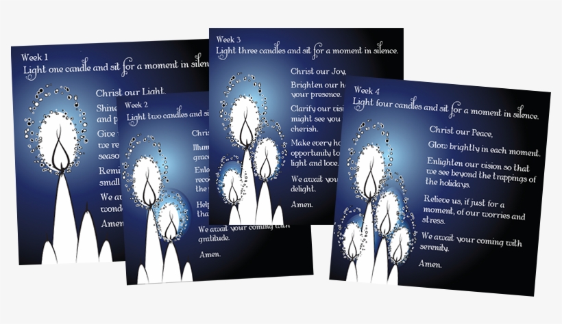 We Invite You To Download Prayer For Lighting The Advent - Advent Wreath, transparent png download