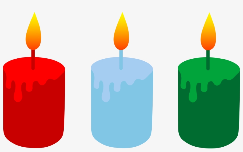 Candle Border Clipart - Clip Art Candle, transparent png download