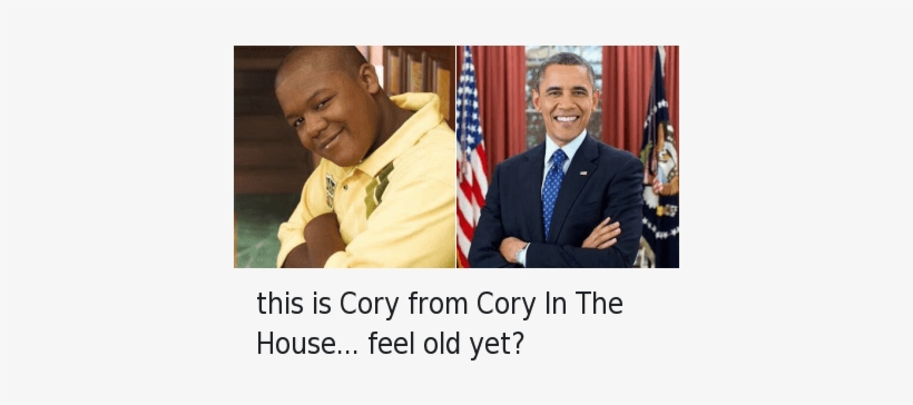 Growing Up, Obama, And Cory In The House - Barack Obama Cory In The House, transparent png download