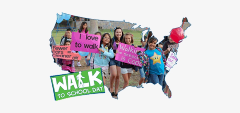 Walk To School Day - Walk Or Bike To School, transparent png download