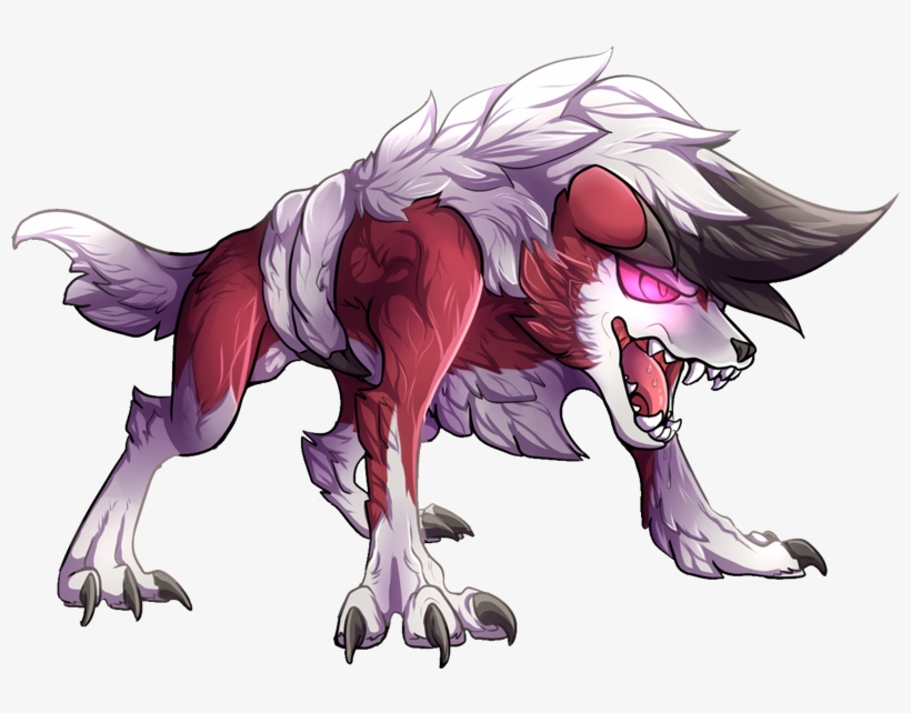 Important Notice Pokemon Mega Lycanroc Night Is A Fictional - Mega Lycanroc Midnight Form, transparent png download