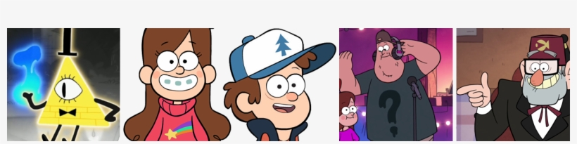 Bill Cipher, Mabel & Dipper Pines, Soos, Grunkle Stan - Nail, transparent png download