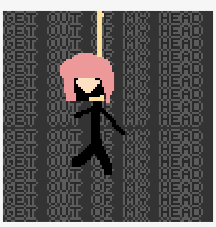 Sayori Hanging - Hanging, transparent png download