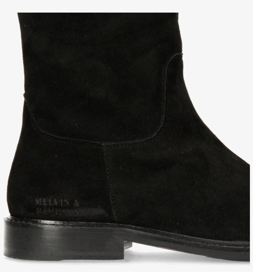 Boots Sally 65 Kid Suede Black New Hrs Thick - Work Boots, transparent png download