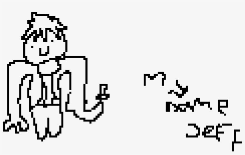 My Name Jeff - Line Art, transparent png download