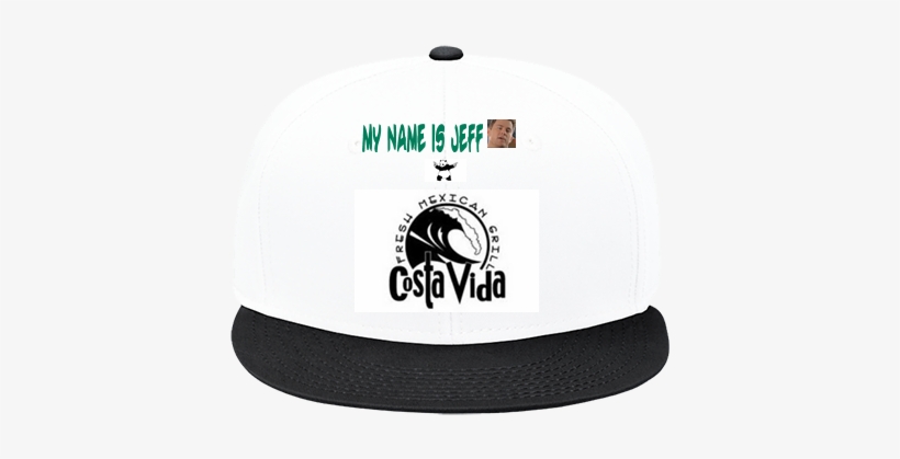Braedon My Name Jeff My Name Is Jeff - Panda Flat Bill Hat, transparent png download
