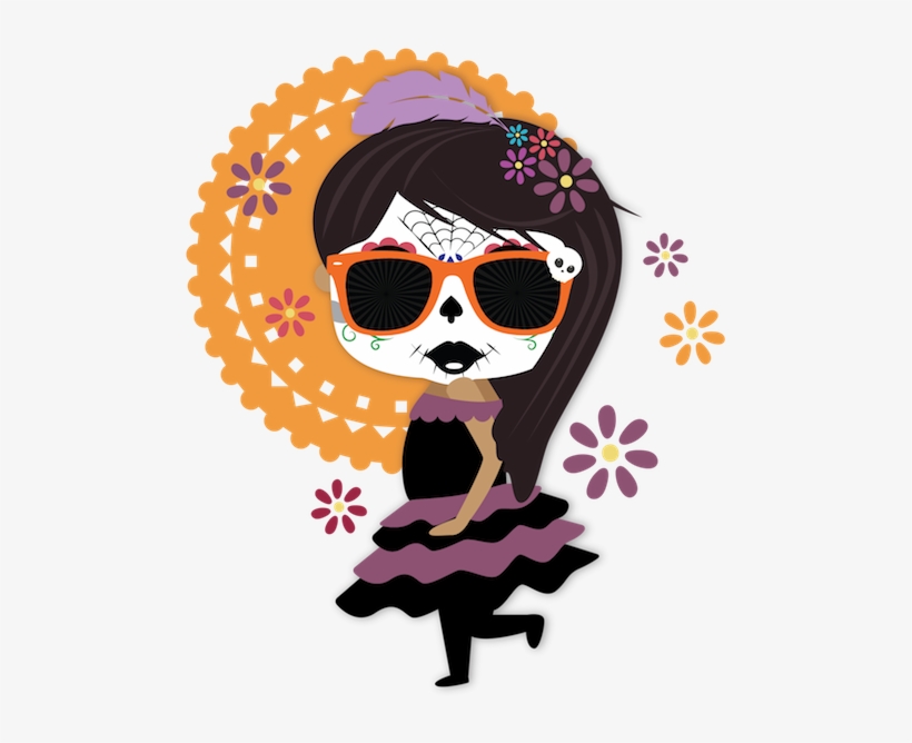 Dulce's Day Of The Dead Stickers Messages Sticker-1 - Day Of The Dead Stickers Png, transparent png download