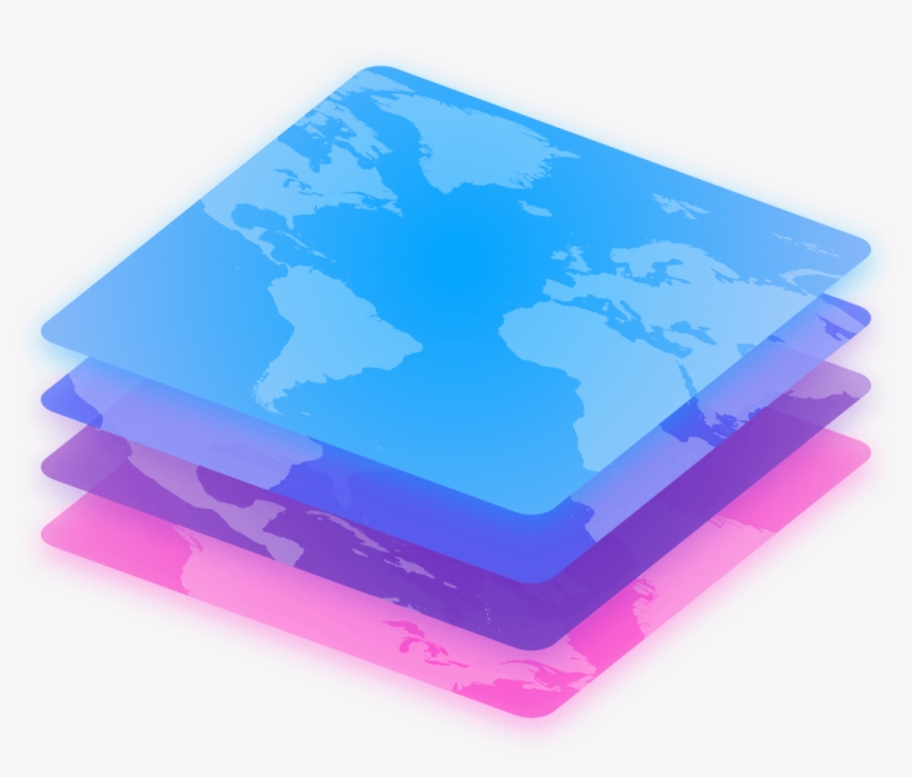 Global Cellular Network For Iot - Map, transparent png download