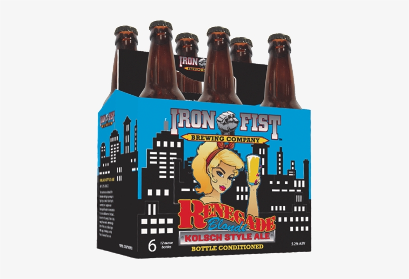 Iron Fist Brewing Renegade Blonde Kolsch-style Ale - Beer, transparent png download