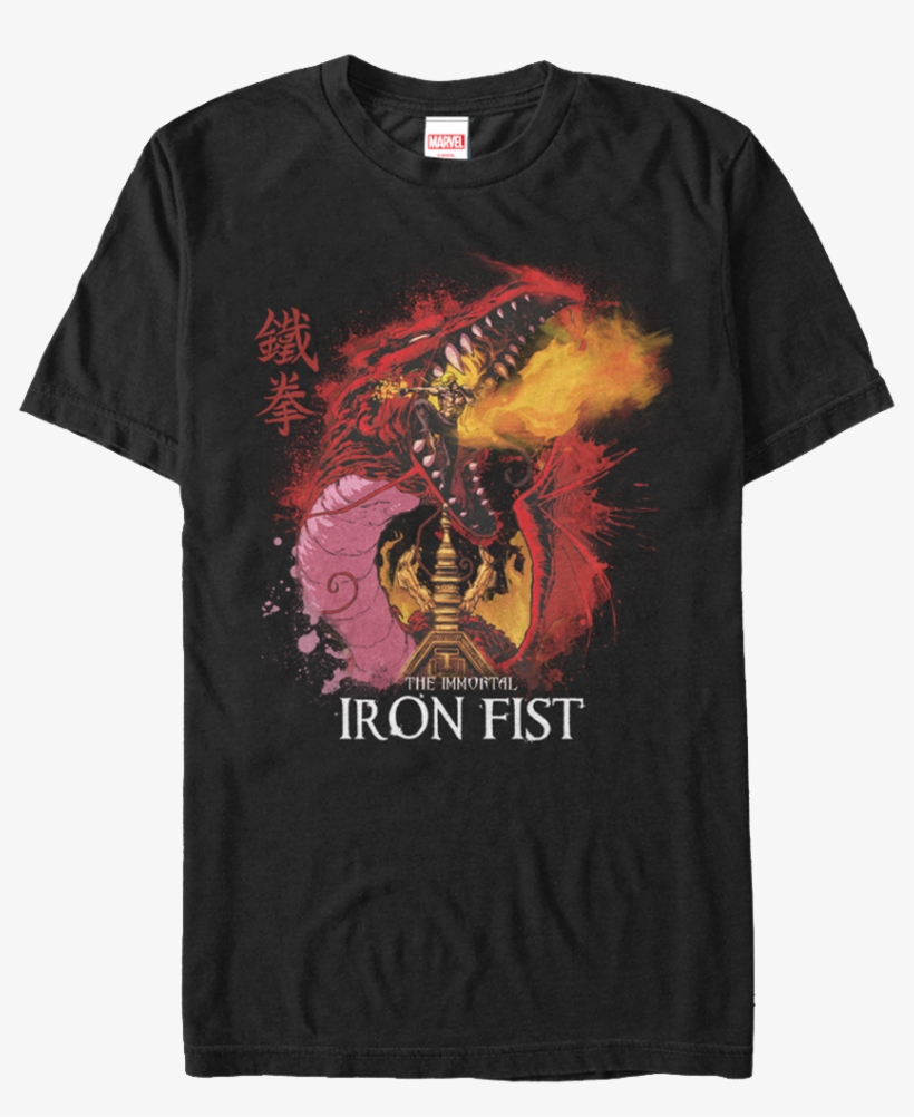 Immortal Iron Fist T-shirt - Metal Print: Iron Fist: The Living Weapon No. 2: Iron, transparent png download