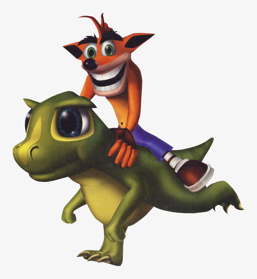 Crash Bandicoot - Crash Bandicoot 3 Dino, transparent png download