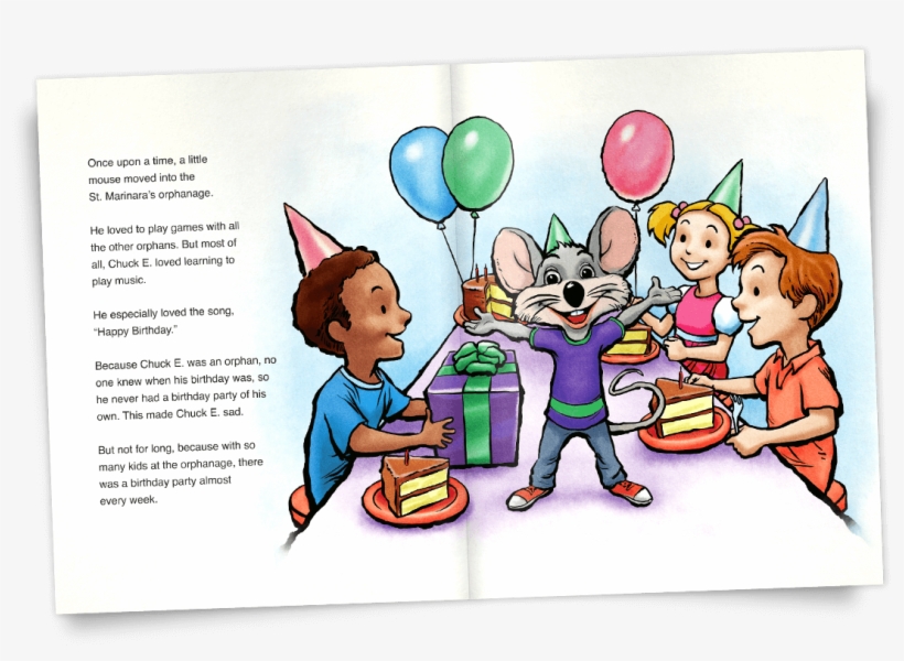 Chuck E - Story - Chuck E Cheese Story, transparent png download