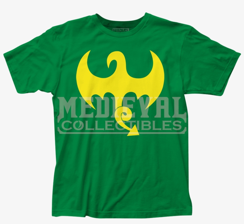 Iron Fist Dragon Logo T-shirt - T-shirt, transparent png download