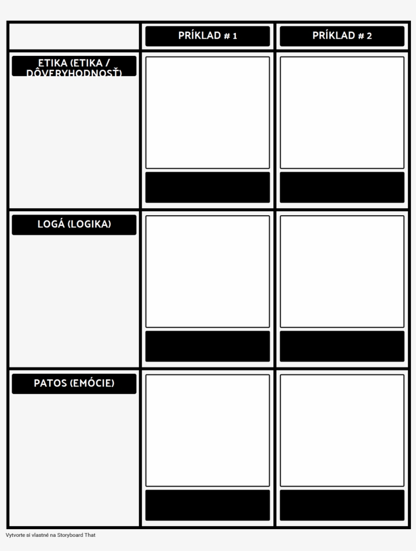 Ethos, Pathos, Šablóna Loga - Graphic Organizer About Daedalus And Icarus, transparent png download