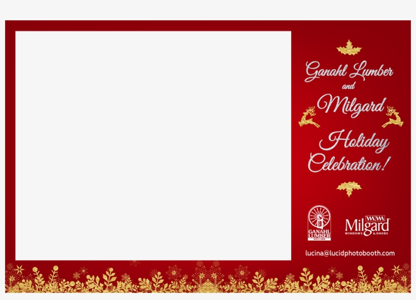 Template De Lucina- Milgard & Ganahl Holiday Party, transparent png download