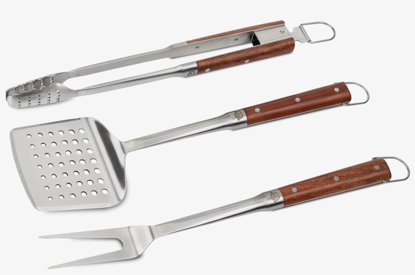Pit Boss Premium Rosewood Toolset - Tongs, transparent png download