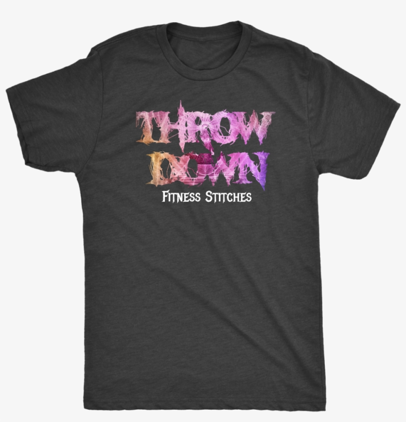 Throw Down Brand Triblend T-shirt - Shirt, transparent png download