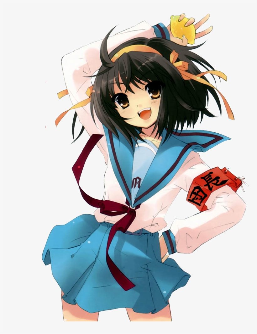 Haruhi Suzumiya Render 13 By Frostgrave-d3d2492 - Melancholy Of Haruhi Suzumiya Vol 1 Manga, transparent png download