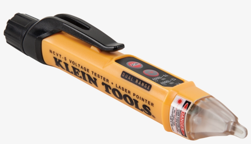 Png Ncvt5 - Klein Tools Dual-range Non-contact Volt Tester W/laser, transparent png download