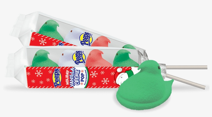 Vanilla Crème Flavored Peeps Pops - Peep's Holiday Vanilla Creme Marshmallow Pop Gift,, transparent png download