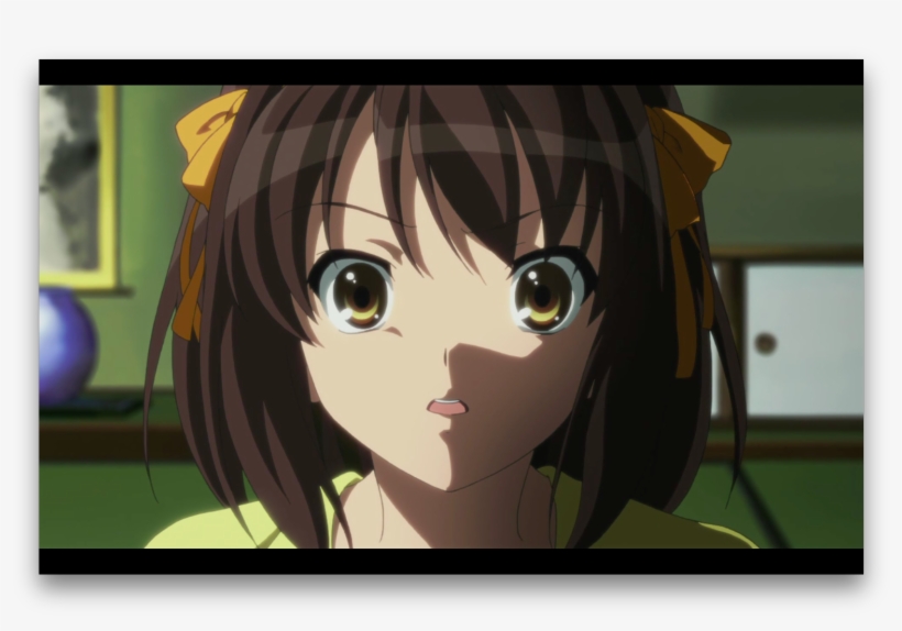 Haruhi's Pure Shock Of Someone Disagreeing With Her - Kyon, transparent png download