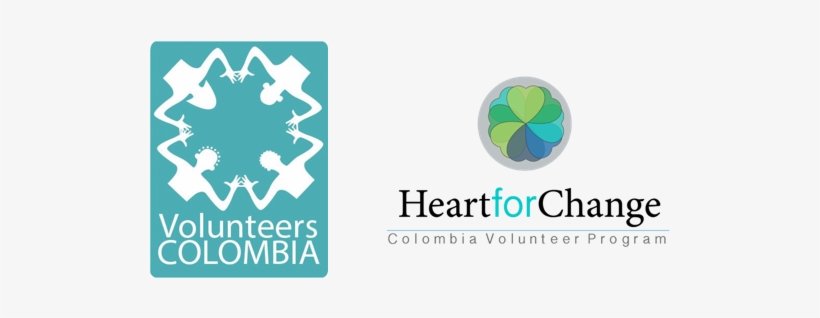 Volunteers Colombia And Heart For Change - Heart For Change Logo Png, transparent png download
