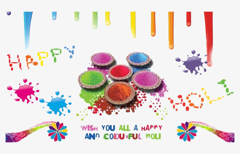 Wish You All Happy Holi, transparent png download