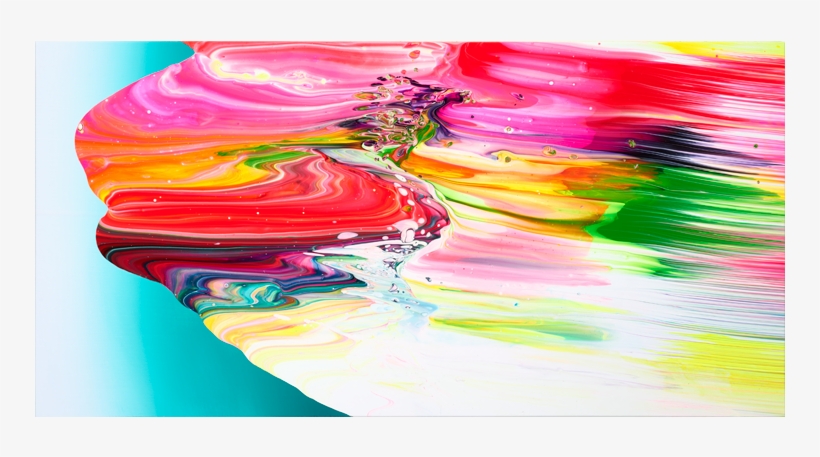 Acrylic On Linen - Chocolate Ice Cream, transparent png download