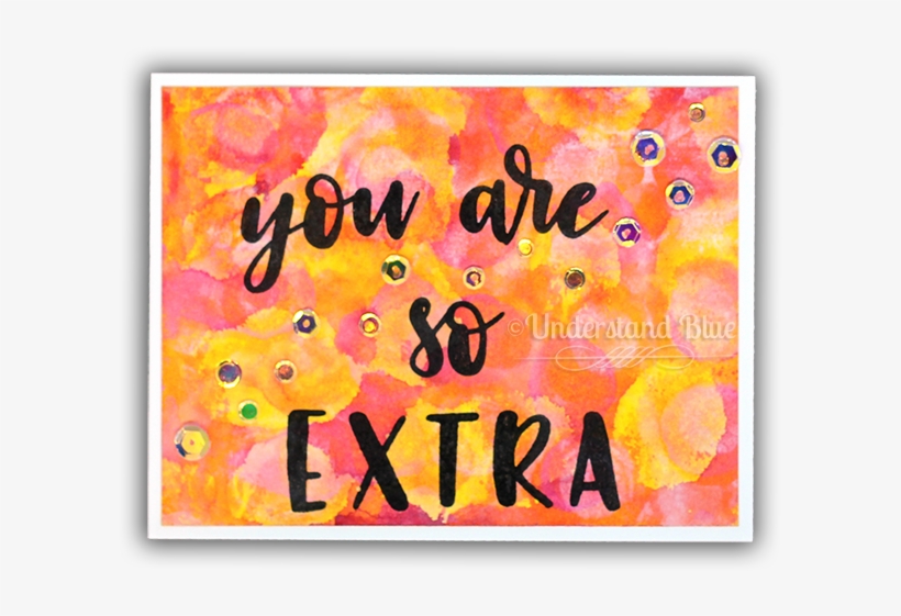 Drunken Acrylic Reveal Bold & Brushy By Concord & 9th - Greeting Card, transparent png download