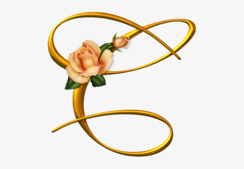 С Оранжевыми Розами - Alphabet, transparent png download