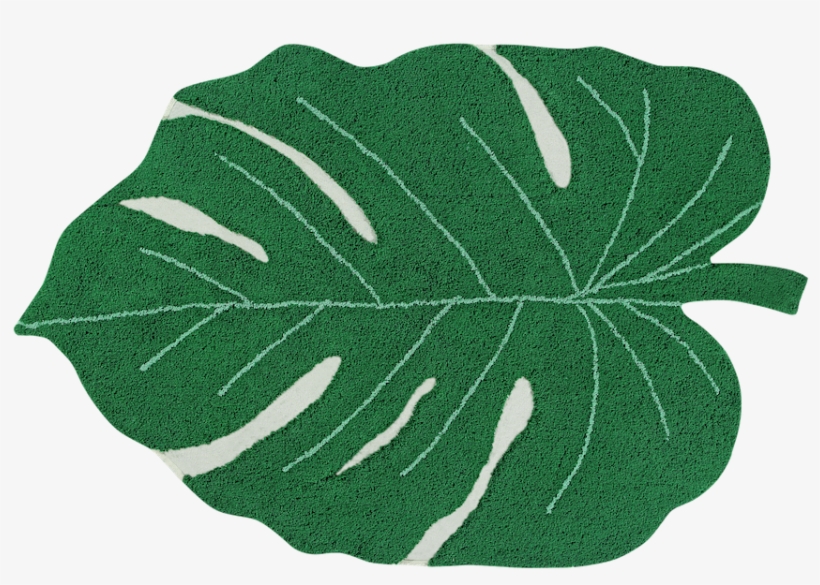 Nurseries And Design - Lorena Canals Monstera Leaf Washable Rug, transparent png download