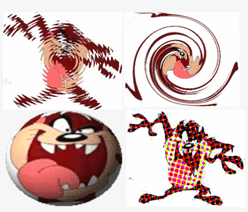 Students Used Images From Popular Culture, Netbook - Tasmanian Devil Png, transparent png download
