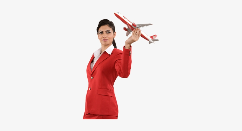 Stewardess Png - India Air Hostess Salary, transparent png download