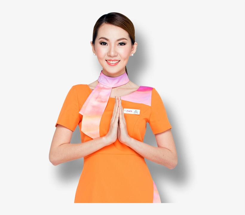 Thai Smile Air Hostess, transparent png download