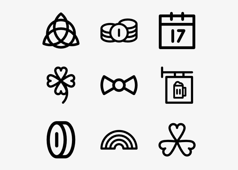 Saint Patrick Day - Clock Icon Vector, transparent png download