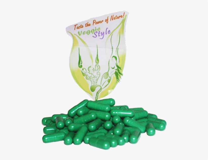 Veggie Style Vegan Supplement Moringa Capsules - Green Capsules Png, transparent png download