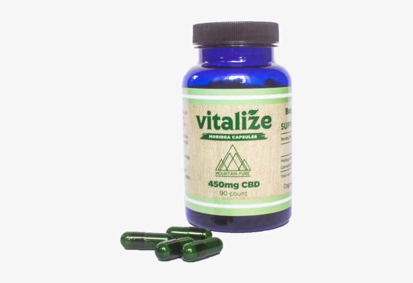 Vitalize Cbd Moringa Capsules - Drumstick Tree, transparent png download