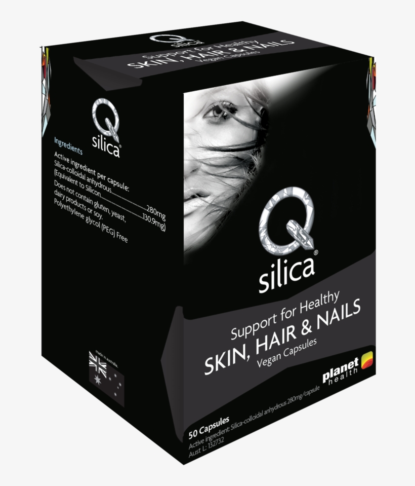 3d Skin, Hair & Nails Capsules - Q Silica Colloidal Silica Capsules, transparent png download