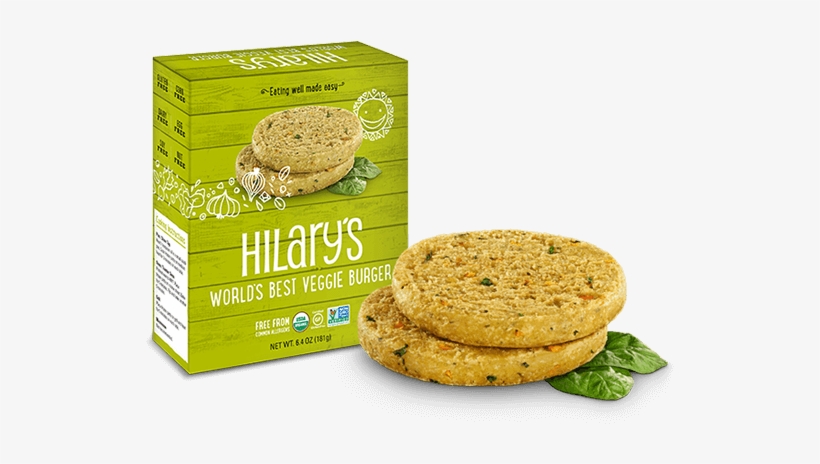 Ingredients - Hilary's Veggie Burger, transparent png download