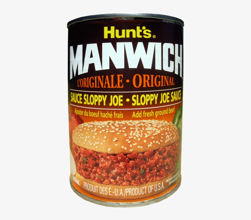 Manwich Is Also Commonly Used As An Alternate Name - Hunt's Manwich Original Sloppy Joe Sauce - 26.5 Oz, transparent png download