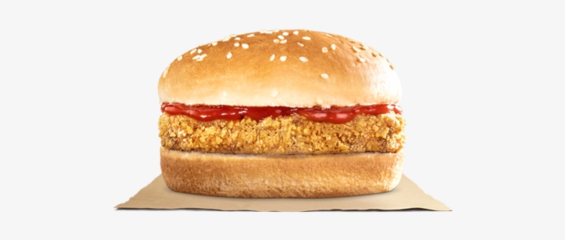 Kids Veggie Burger - Fast Food, transparent png download