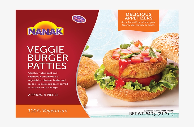 Nanak Veggie Burger Patties, transparent png download