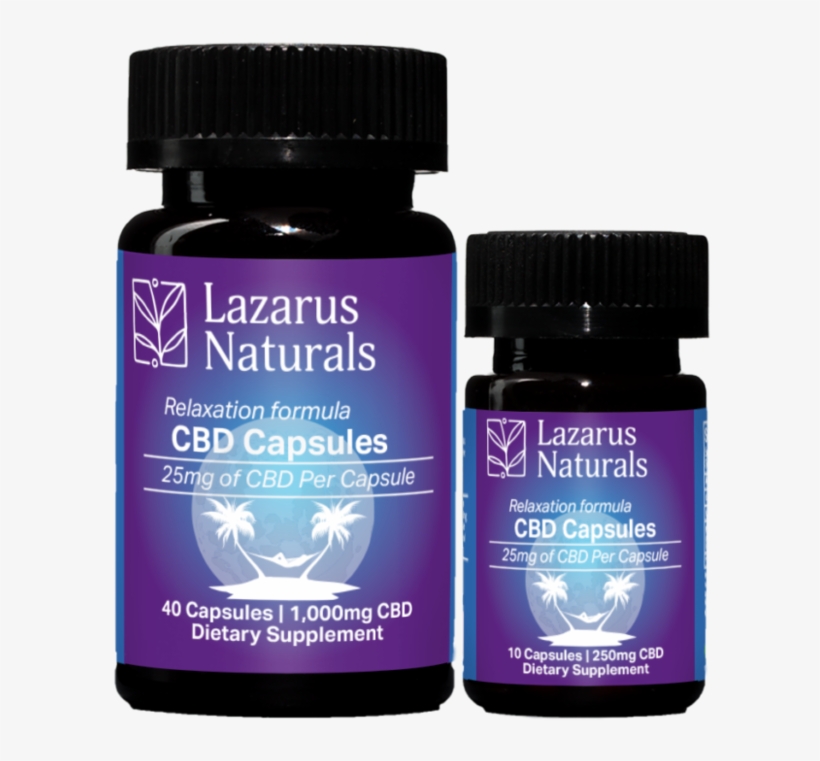 Relaxation Formula 25mg Cbd Capsules, transparent png download